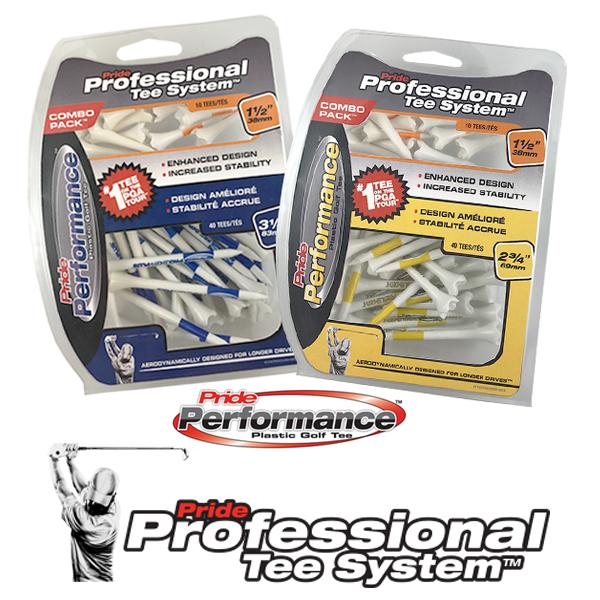Pride Performance Plastic Golf Tees Combo Packs