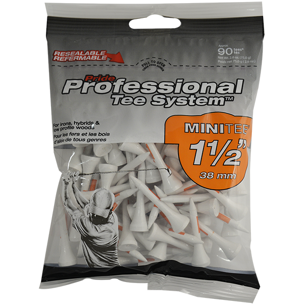 Pride Professional Tee System Wood Golf Tees