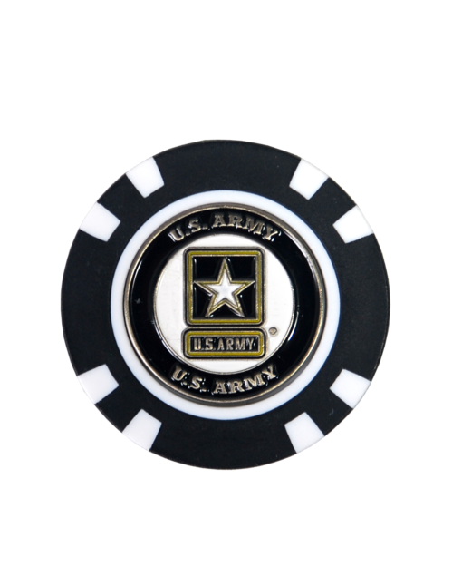 Poker Chip Ball Markers NFL, NCAA, MLB, Armed Services