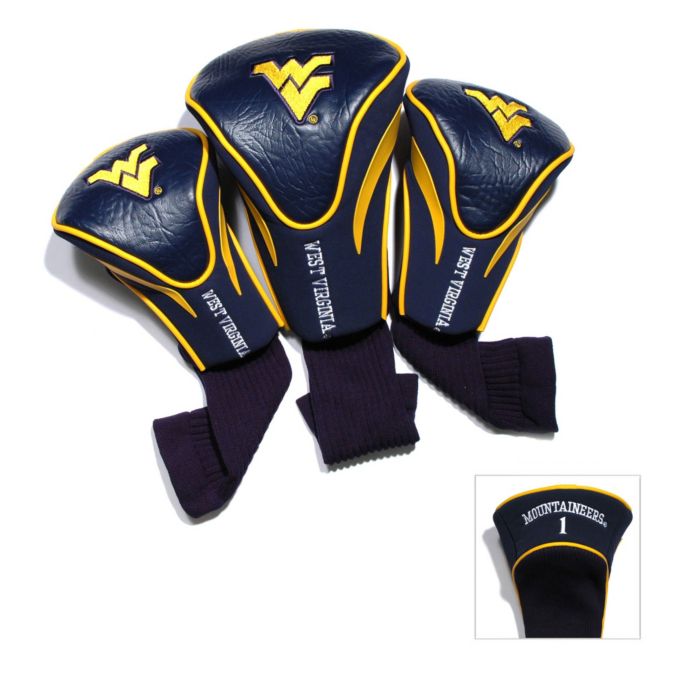 WVU Golf Headcovers 3 Pack