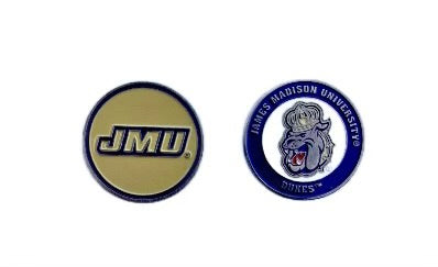 James Madison University (JMU) Dukes Double Sided Ball Marker