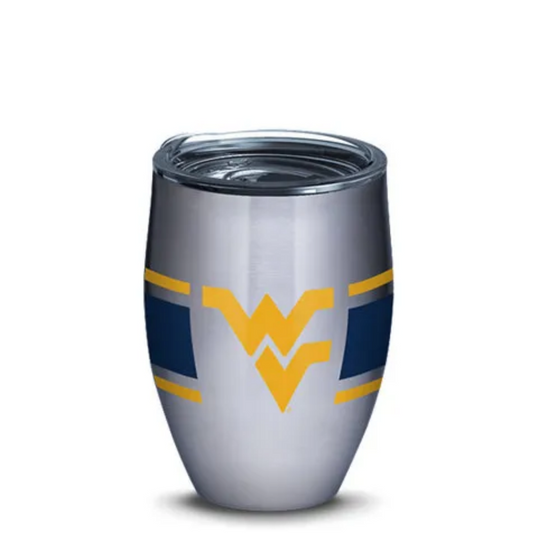 WVU Tervis Stemless Wine Stainless Steel Tumbler with Hammer Lid